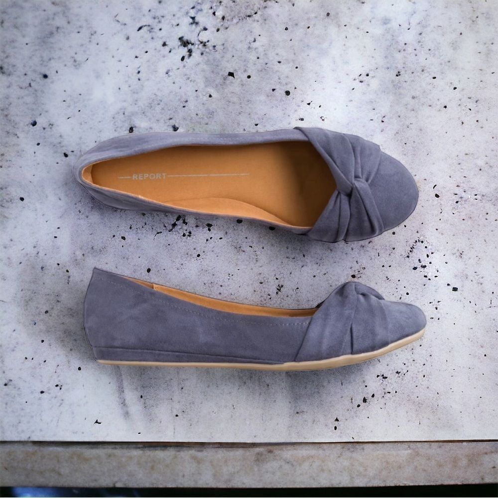 Blue Report Villa Ballet Flats